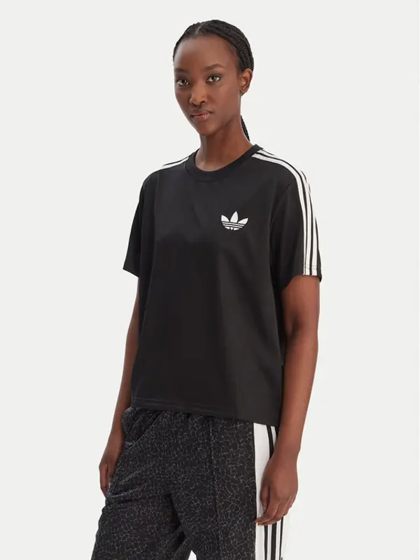 Adidas adidas T-shirt Firebird KD5574 Crna Loose Fit