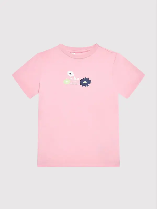 Adidas adidas T-shirt Flower Print HF7466 Ružičasta Regular Fit