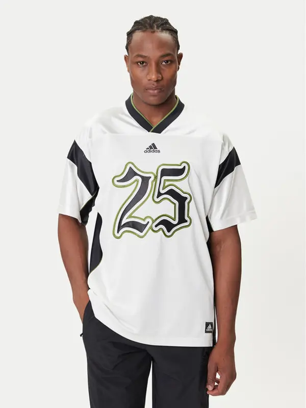 Adidas adidas T-shirt Football JY2762 Bijela Oversize