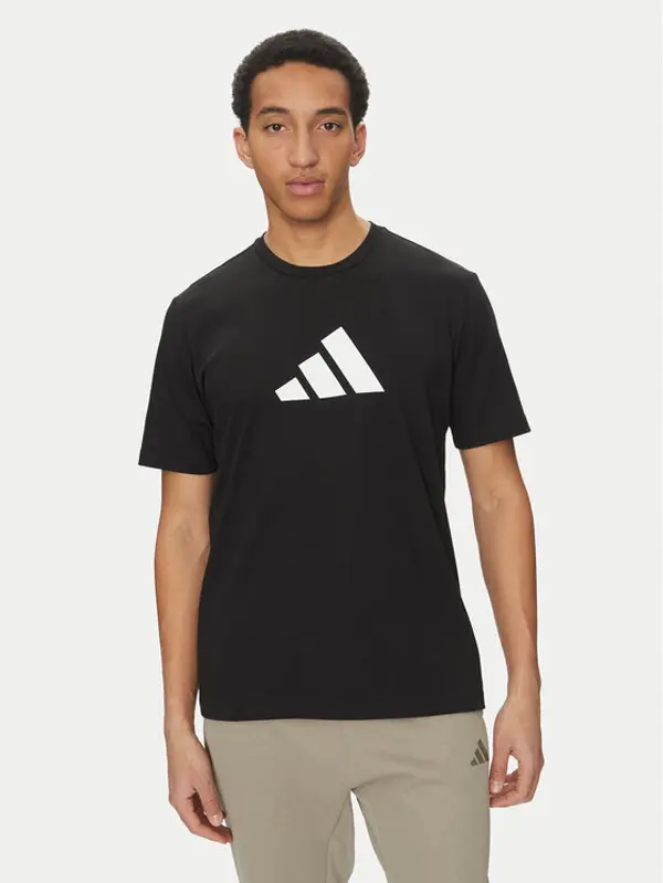 Adidas adidas T-shirt Future Icons 3 Bar Logo JI8770 Crna Regular Fit