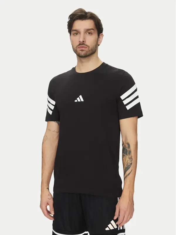 Adidas adidas T-shirt Future Icons 3-Stripes JD4877 Crna Regular Fit