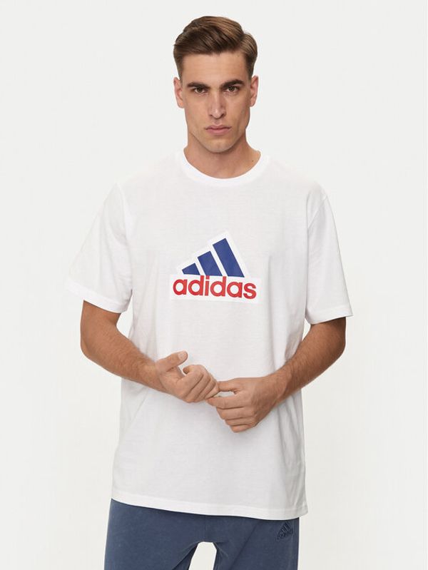 adidas adidas T-shirt Future Icons Badge of Sport IS3234 Bijela Loose Fit