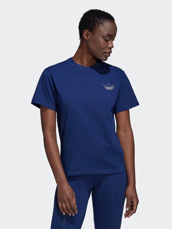 adidas adidas T-shirt HK5176 Tamnoplava Regular Fit