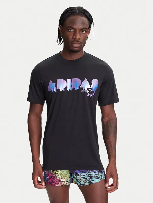 Adidas adidas T-shirt Jeremy Scott JL7620 Crna Regular Fit