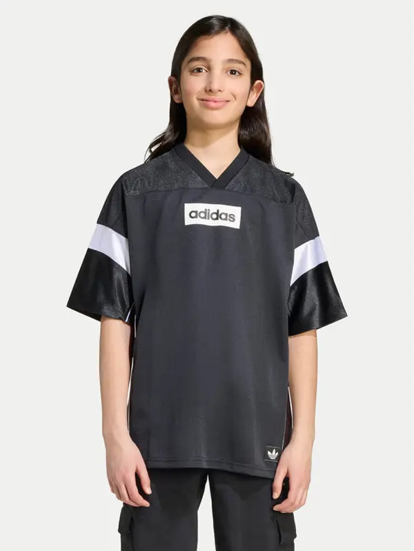 Adidas adidas T-shirt Jersey JX3880 Crna Loose Fit