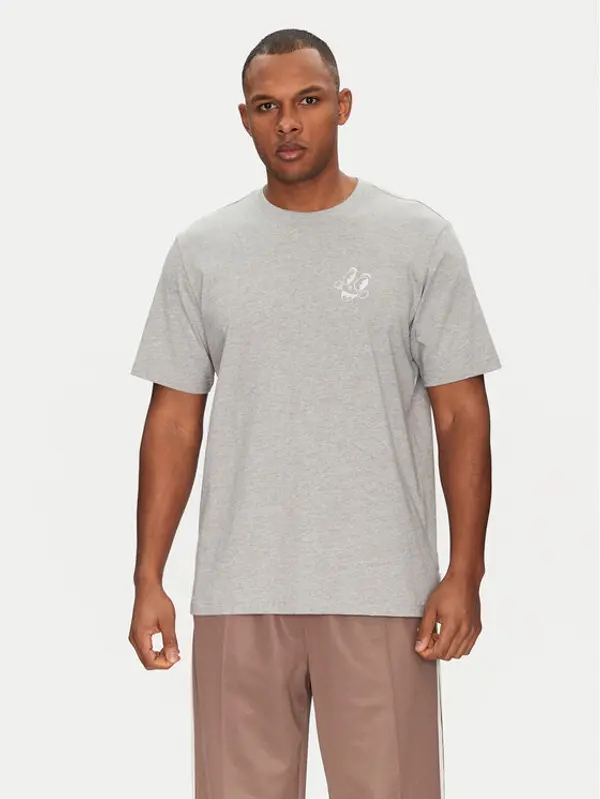 Adidas adidas T-shirt JN7031 Siva Loose Fit