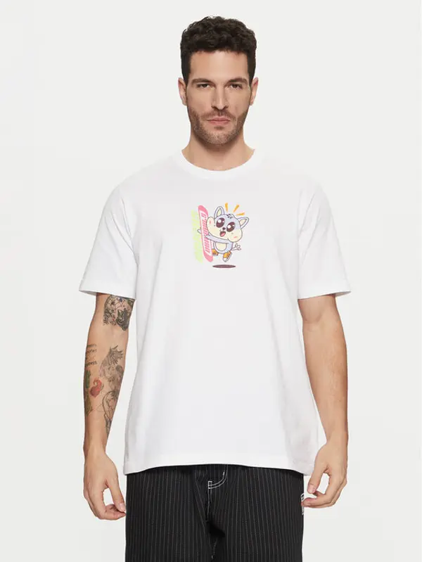 Adidas adidas T-shirt Kawaii JD0661 Bijela Regular Fit