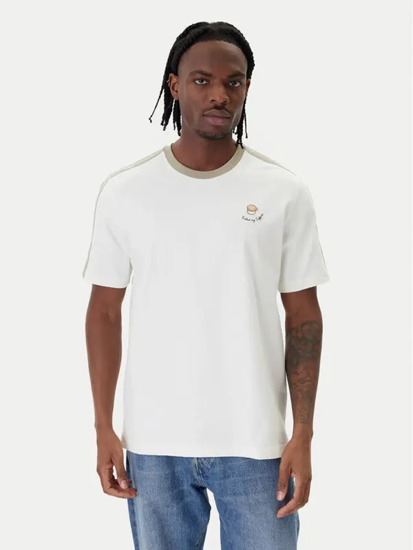 Adidas adidas T-shirt Lux Coffee Cafe Cup Graphic JZ5072 Bijela Loose Fit