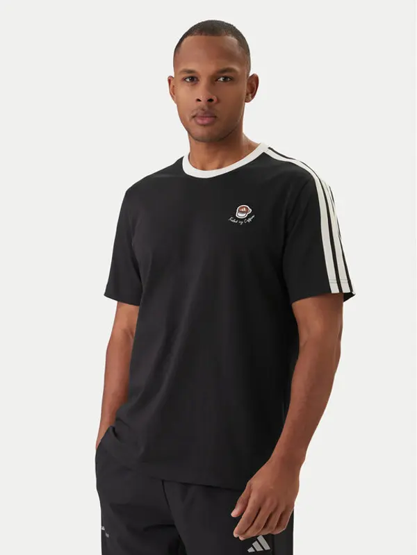 Adidas adidas T-shirt Lux Coffee Cafe Cup Graphic KG5413 Crna Loose Fit