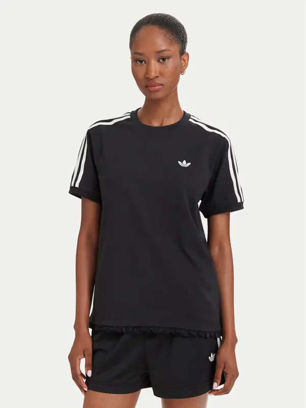 Adidas adidas T-shirt Pleated 3S LG4313 Crna Regular Fit