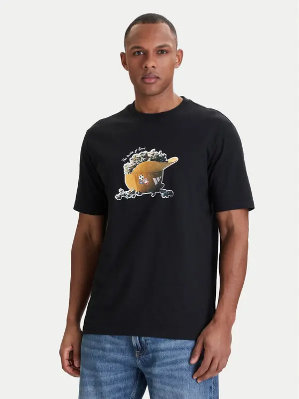 Adidas adidas T-shirt Snack Popcorn Graphic KD3928 Crna Regular Fit