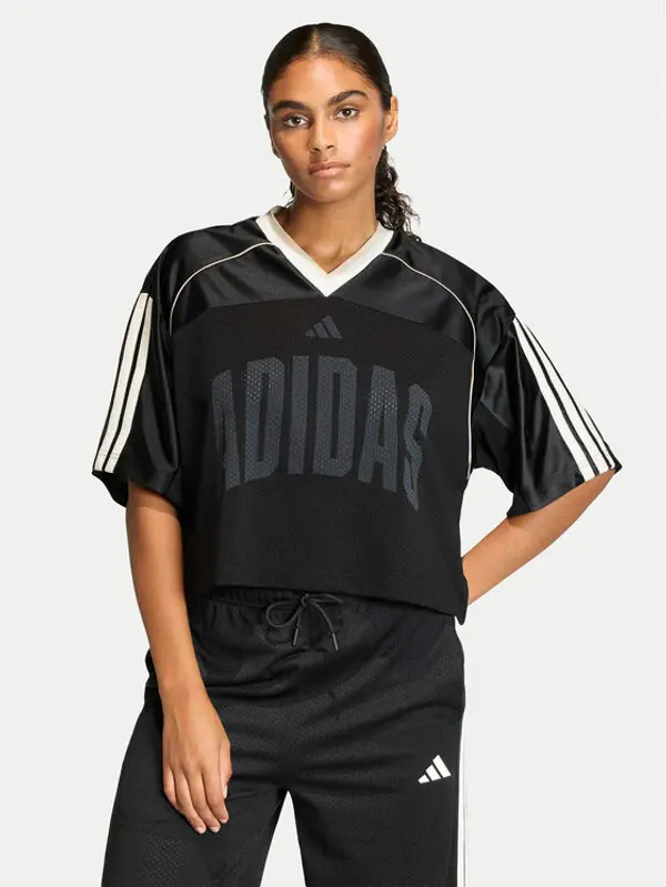 Adidas adidas T-shirt Stadium JY6971 Crna Loose Fit