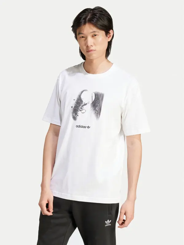 Adidas adidas T-shirt Supply Street IY3430 Bijela Regular Fit