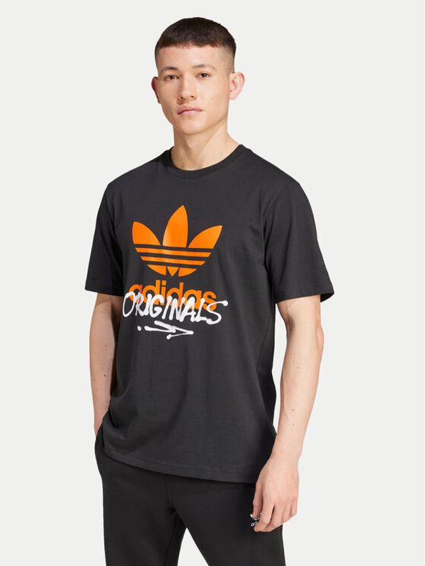 adidas adidas T-shirt Supply Street IZ2578 Crna Regular Fit