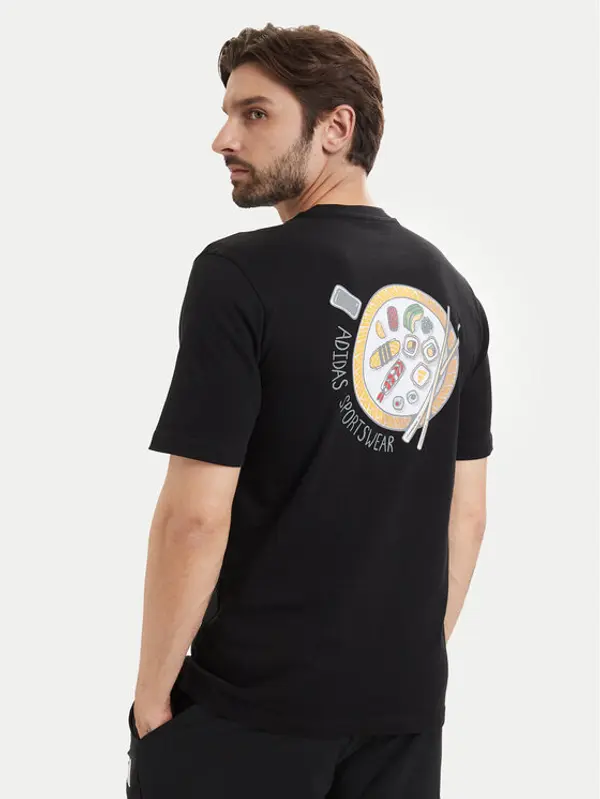 Adidas adidas T-shirt Sushi Graphic KT9709 Crna Regular Fit