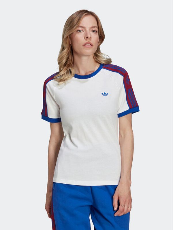 adidas adidas T-shirt Tape HL9172 Bijela Regular Fit