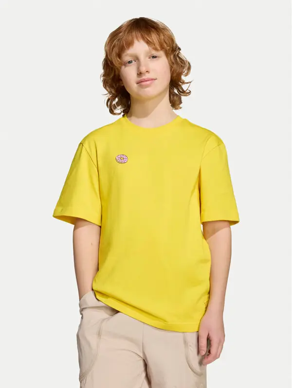 Adidas adidas T-shirt The Simpsons Graphics JM0818 Žuta Loose Fit