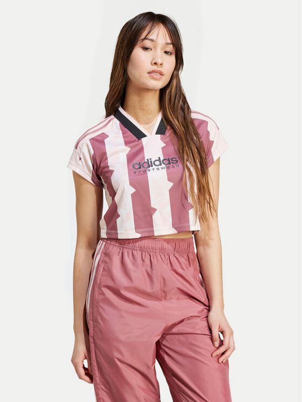 adidas adidas T-shirt Tiro Cut 3-Stripes IX3520 Ružičasta Slim Fit