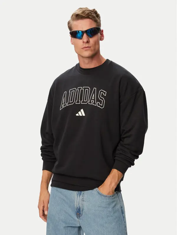 Adidas adidas T-shirt Trefoil Essentials IA7532 Crna Loose Fit