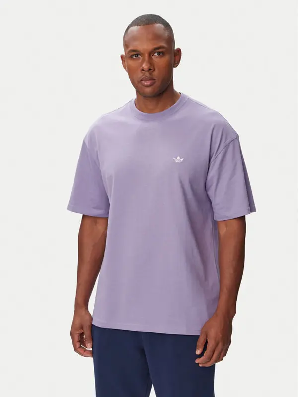 Adidas adidas T-shirt Trefoil Essentials Loose KV3140 Ljubičasta Regular Fit