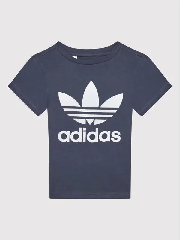 Adidas adidas T-shirt Trefoil HC9601 Tamnoplava Regular Fit