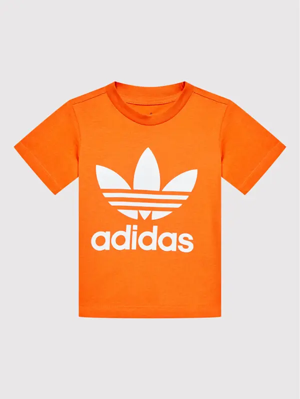Adidas adidas T-shirt Trefoil HK7514 Narančasta Regular Fit