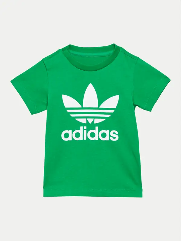 Adidas adidas T-shirt Trefoil IY4028 Zelena Regular Fit