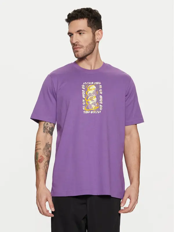 Adidas adidas T-shirt Trefoil Series JP4498 Ljubičasta Regular Fit