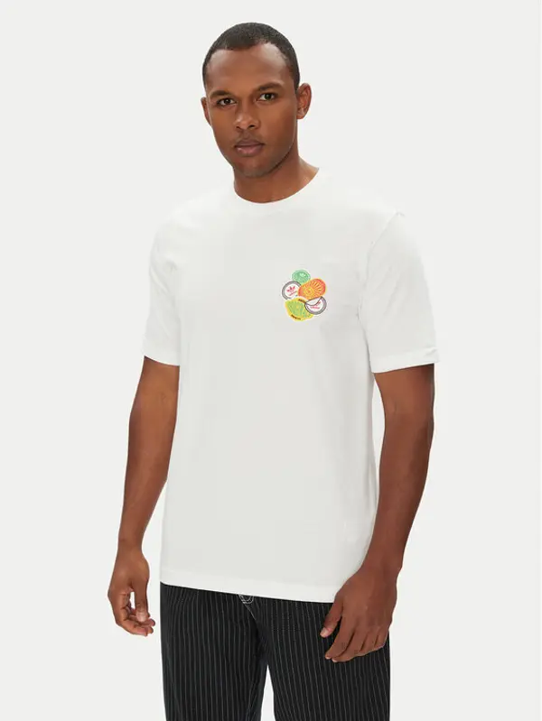 Adidas adidas T-shirt Trefoil Series JW2975 Bijela Loose Fit