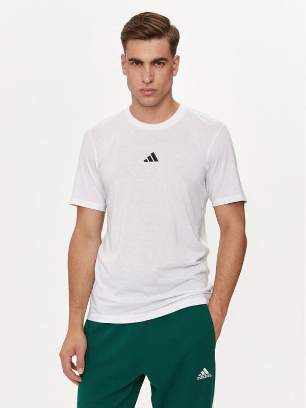 adidas adidas T-shirt Workout Logo IT2125 Bijela Regular Fit