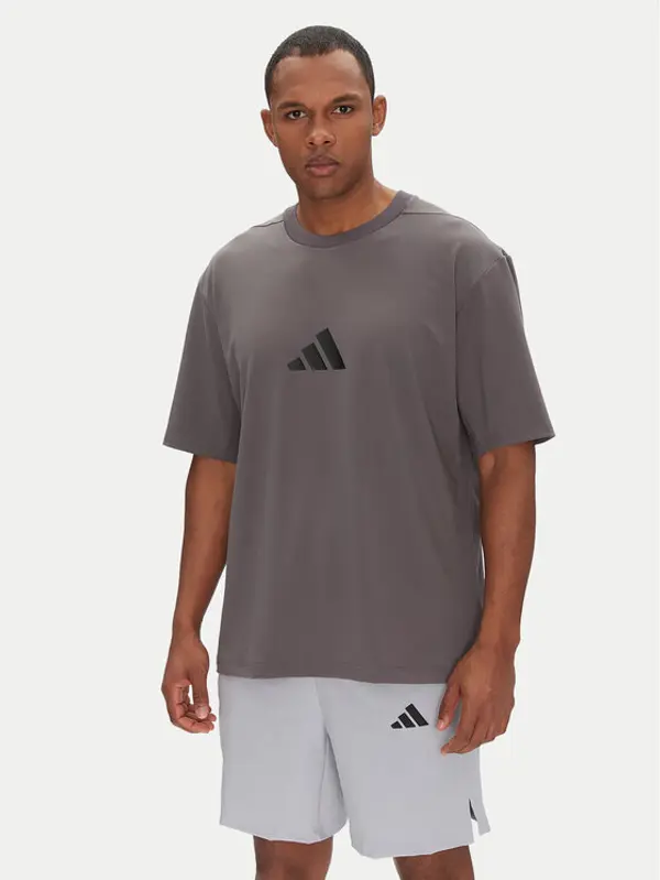 Adidas adidas T-shirt Z.N.E. JC5483 Siva Loose Fit