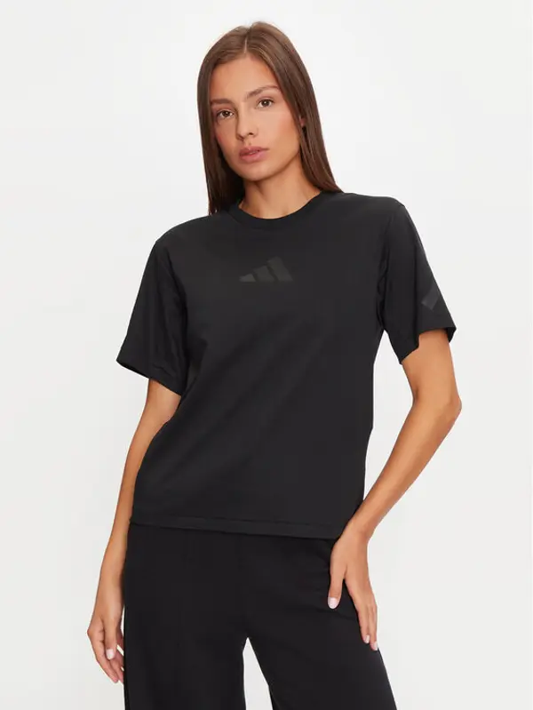 Adidas adidas T-shirt Z.N.E. JE7846 Crna Regular Fit