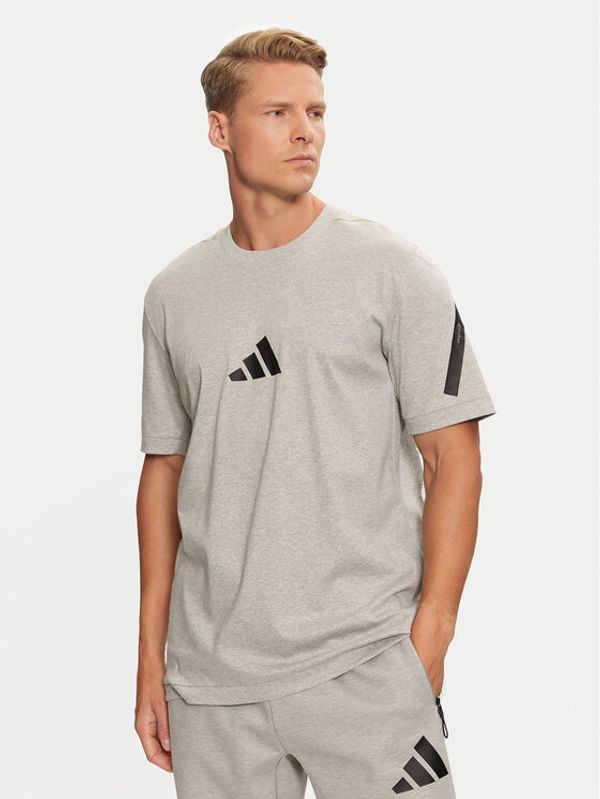 adidas adidas T-shirt Z.N.E. JF2457 Siva Regular Fit