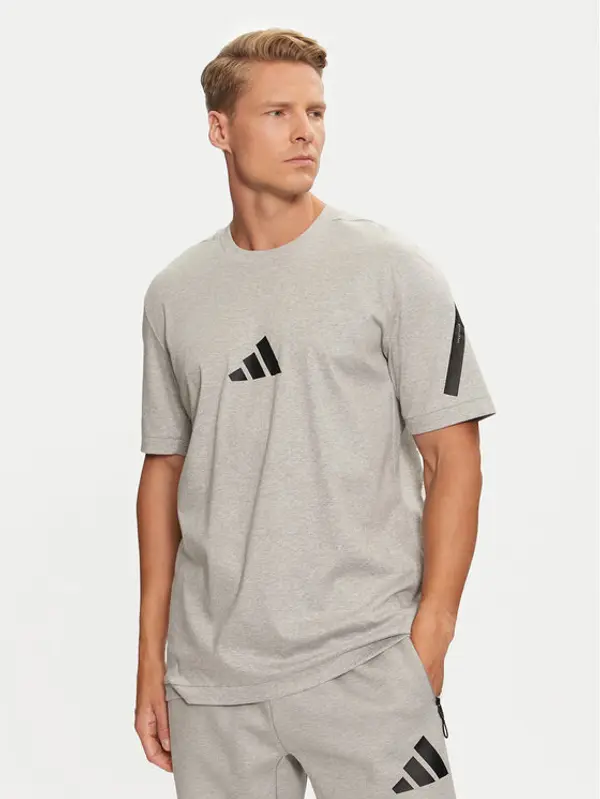 Adidas adidas T-shirt Z.N.E. JF2457 Siva Regular Fit