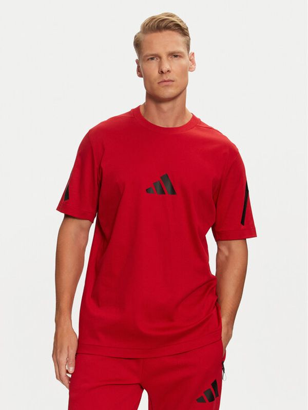 adidas adidas T-shirt Z.N.E. JF6386 Crvena Regular Fit