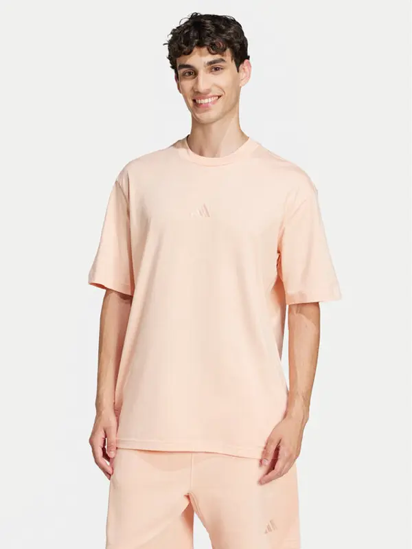 Adidas adidas T-shirt Zwide Graphic JD5828 Koraljna Loose Fit