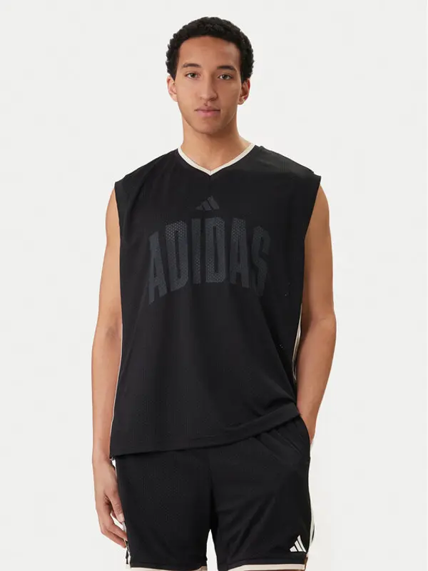Adidas adidas Tank top Stadium JZ9441 Crna Loose Fit