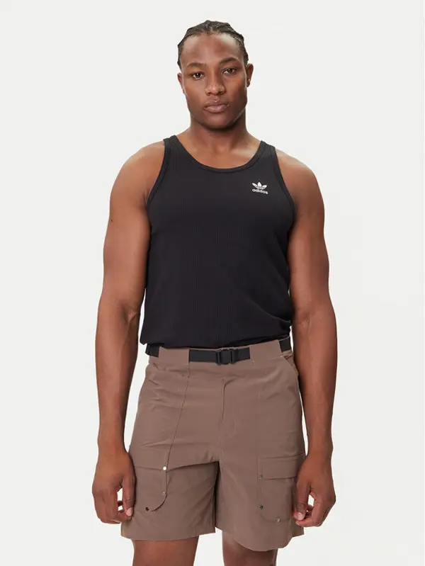 Adidas adidas Tank top Trefoil Essentials KA0648 Crna Regular Fit
