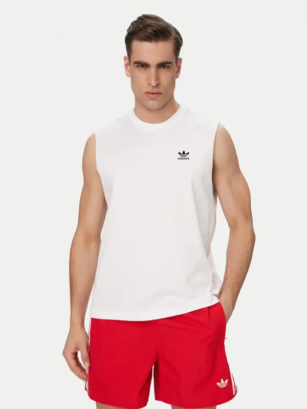 Adidas adidas Tank top Trefoil Essentials KE3396 Bijela Regular Fit
