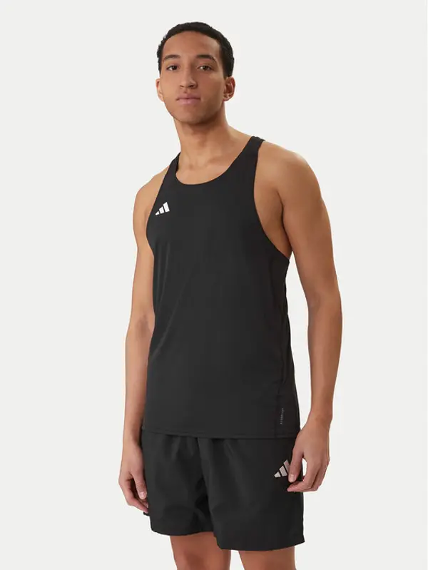 Adidas adidas Tehnička majica Adizero Essentials IM8586 Crna Slim Fit