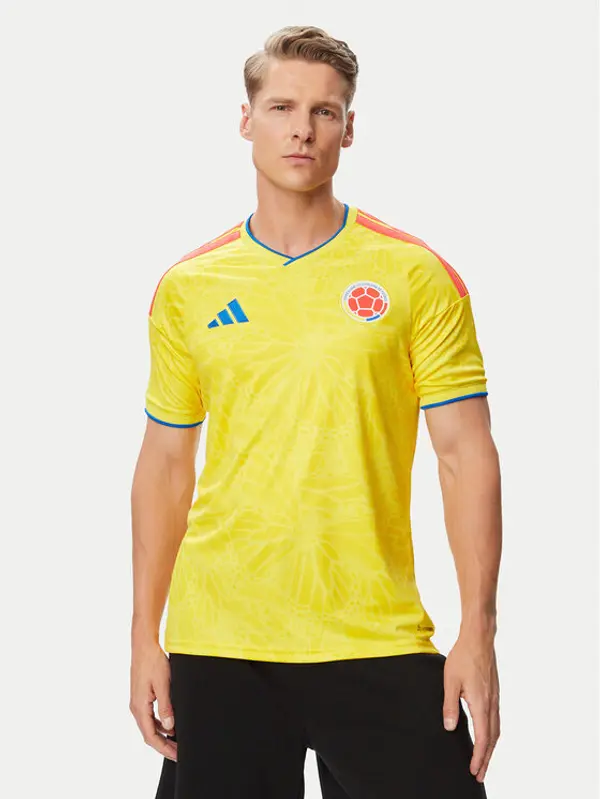 Adidas adidas Tehnička majica Colombia 26 Home Replica JL6972 Žuta Slim Fit