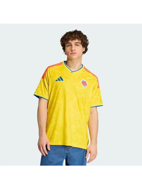 Adidas adidas Tehnička majica Colombia 26 Home Replica JL6972 Žuta Slim Fit