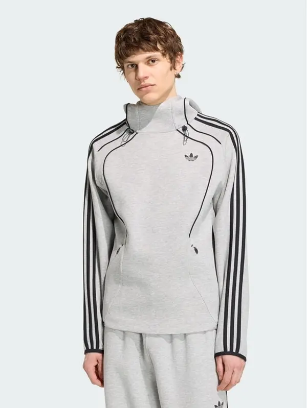 Adidas adidas Tehnička majica dugih rukava 169403 Siva Regular Fit