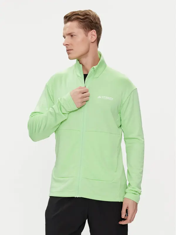 Adidas adidas Tehnička majica dugih rukava Terrex Multi Light IQ3741 Zelena Slim Fit