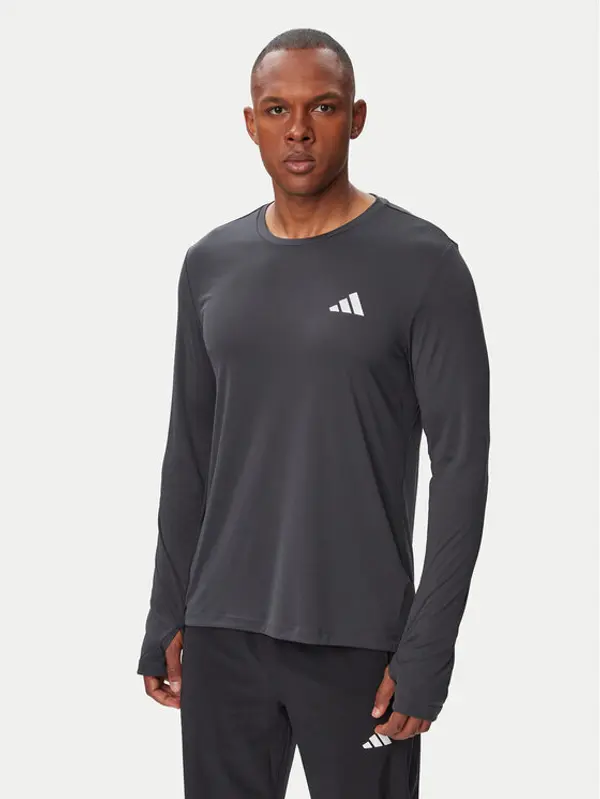 Adidas adidas Tehnička majica Essentials Climacool KG3206 Tamno siva Regular Fit