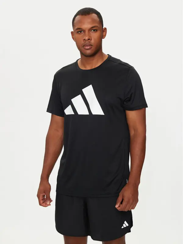 Adidas adidas Tehnička majica Run It IL7235 Crna Regular Fit