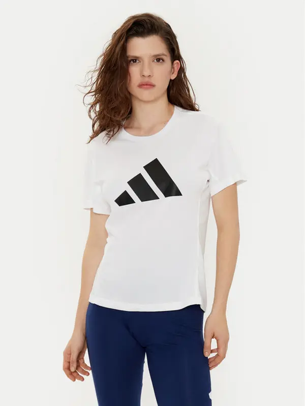 Adidas adidas Tehnička majica Run It IN0111 Bijela Regular Fit