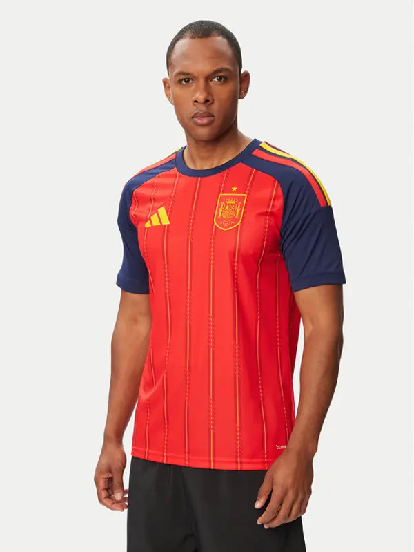 Adidas adidas Tehnička majica Spain 26 Home Jersey JN4390 Crvena Slim Fit