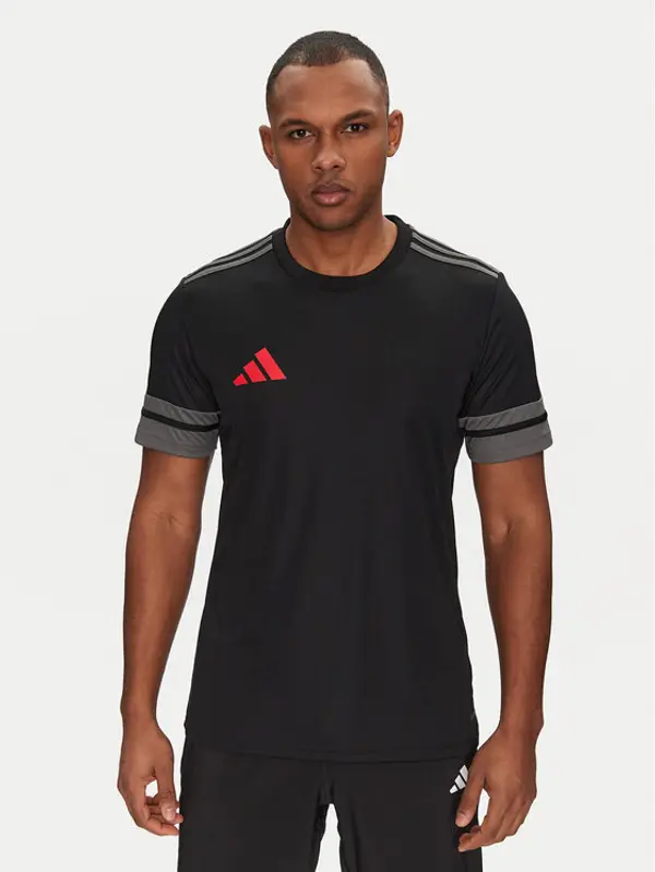 Adidas adidas Tehnička majica Squadra 25 Jersey JN4450 Crna Slim Fit