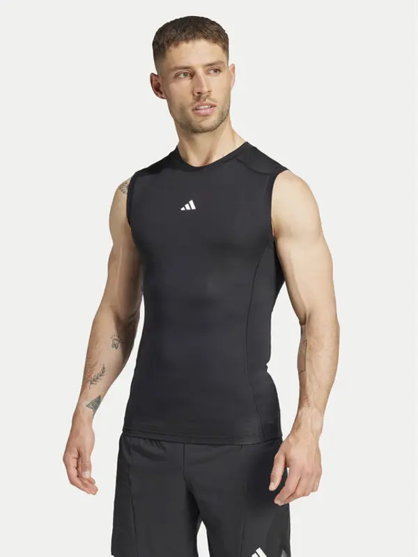 Adidas adidas Tehnička majica TECHFIT Compression Training JE6694 Crna Slim Fit